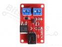 Transistor N-MOSFET IRF540 enkelvoudig board